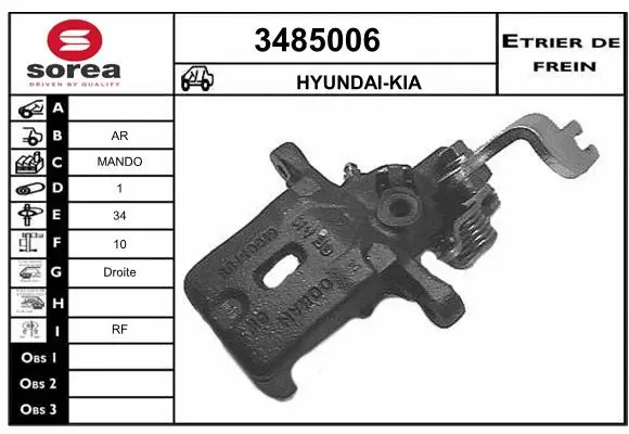 Brake Caliper (3485006)