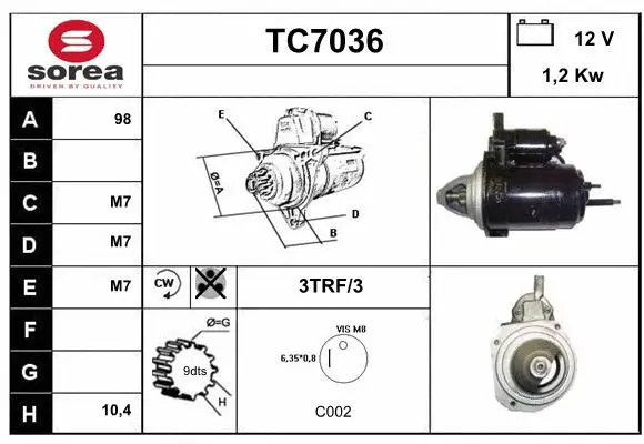 Starter (TC7036)