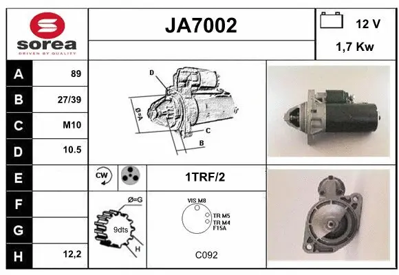 Starter (JA7002)