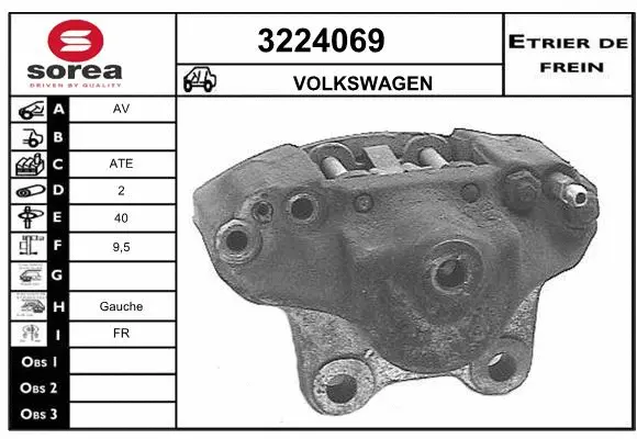 Brake Caliper (3224069)