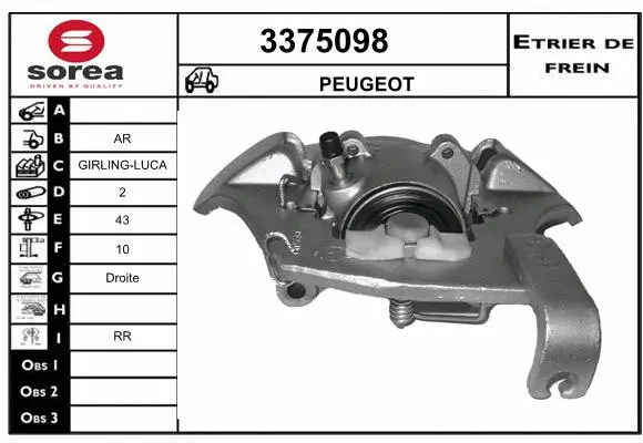 Brake Caliper (3375098)