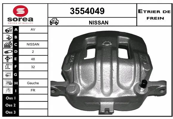 Brake Caliper (3554049)