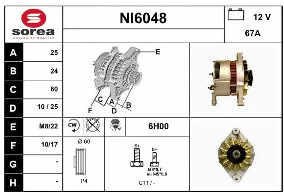 Alternator (NI6048)