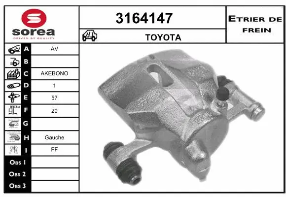 Brake Caliper (3164147)