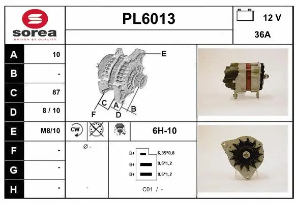 Alternator (PL6013)