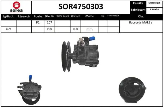 Hydraulic Pump, steering (SOR4750303)
