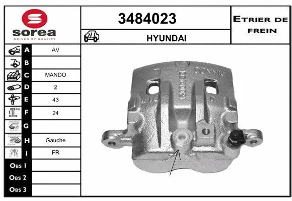 Brake Caliper (3484023)