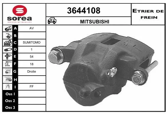 Brake Caliper (3644108)