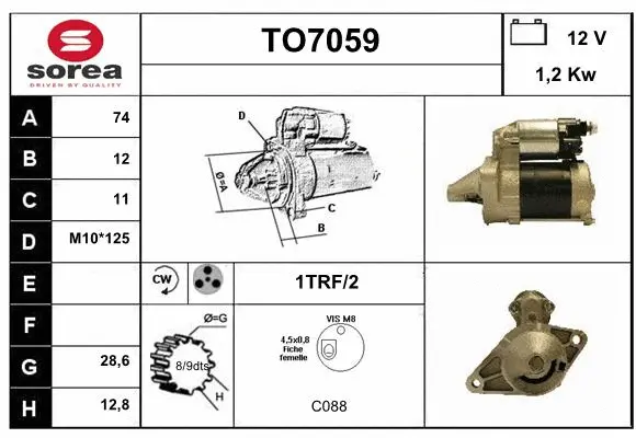 Starter (TO7059)