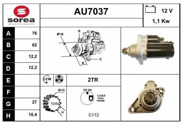 Starter (AU7037)