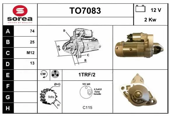 Starter (TO7083)