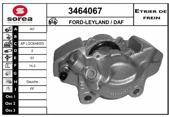 Brake Caliper (3464067)