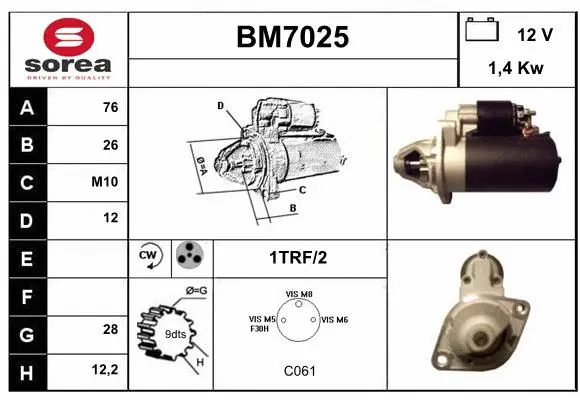 Starter (BM7025)