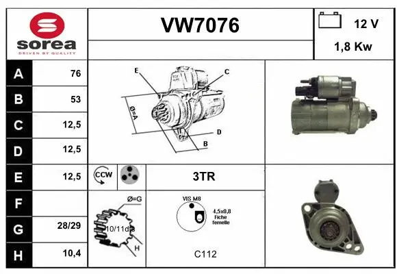 Starter (VW7076)