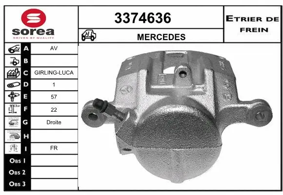 Brake Caliper (3374636)