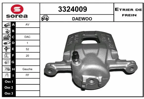 Brake Caliper (3324009)