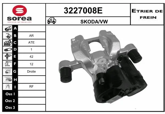 Brake Caliper (3227008E)