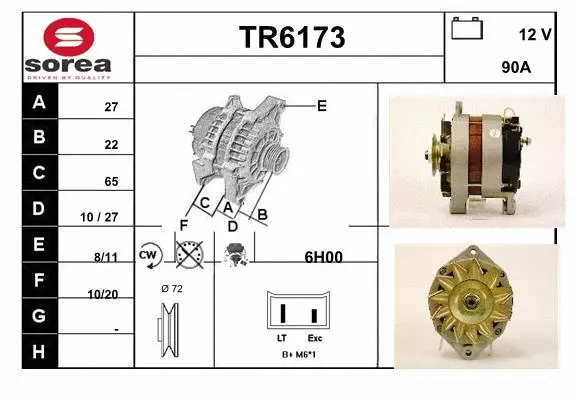 Alternator (TR6173)