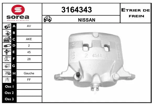 Brake Caliper (3164343)