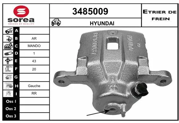 Brake Caliper (3485009)