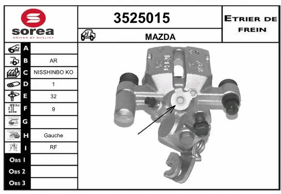 Brake Caliper (3525015)