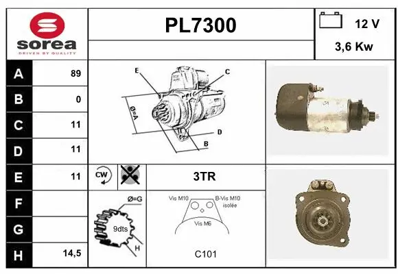 Starter (PL7300)