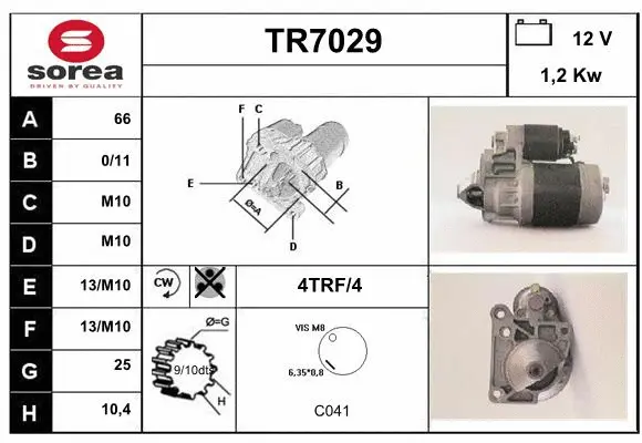 Starter (TR7029)