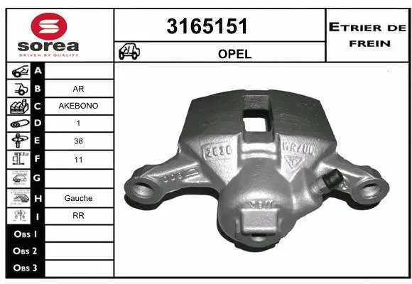 Brake Caliper (3165151)