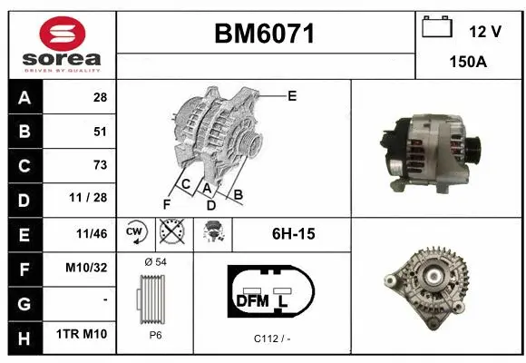 Alternator (BM6071)