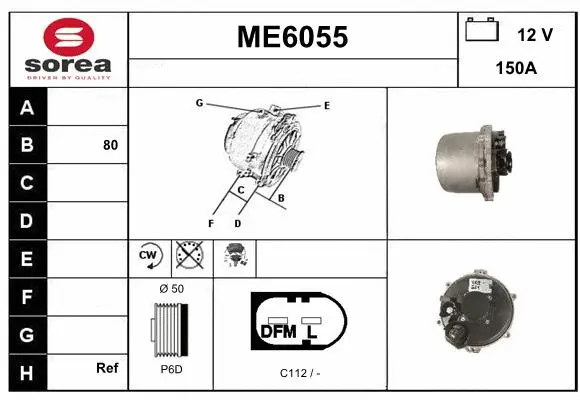Alternator (ME6055)