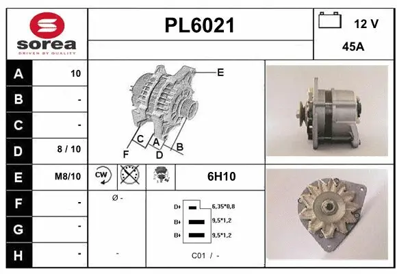 Alternator (PL6021)