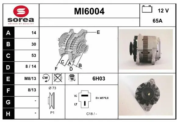 Alternator (MI6004)