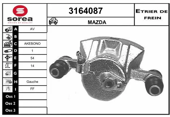 Brake Caliper (3164087)