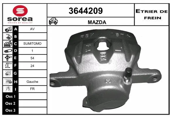 Brake Caliper (3644209)