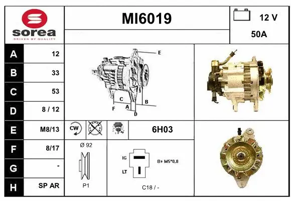 Alternator (MI6019)