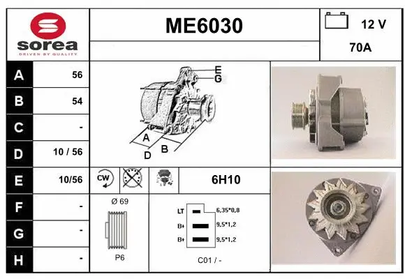 Alternator (ME6030)