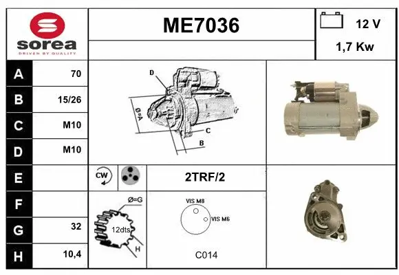 Starter (ME7036)