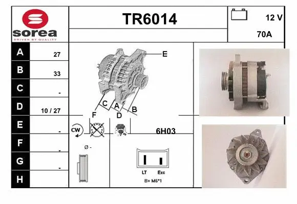 Alternator (TR6014)