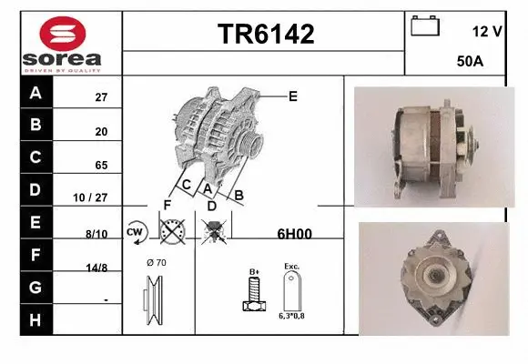 Alternator (TR6142)