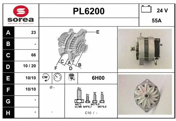 Alternator (PL6200)