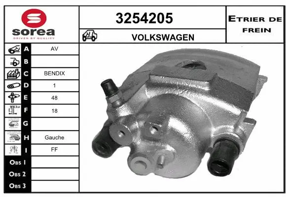 Brake Caliper (3254205)