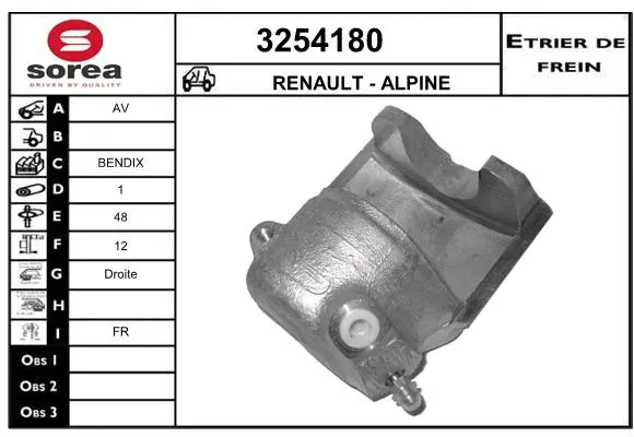 Brake Caliper (3254180)