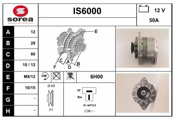 Alternator (IS6000)