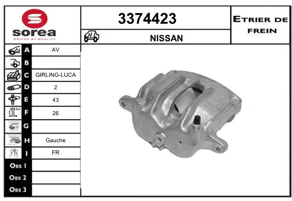 Brake Caliper (3374423)