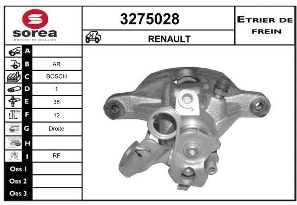Brake Caliper (3275028)