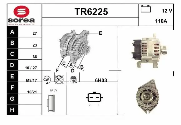 Alternator (TR6225)