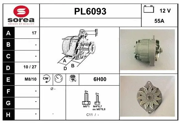 Alternator (PL6093)