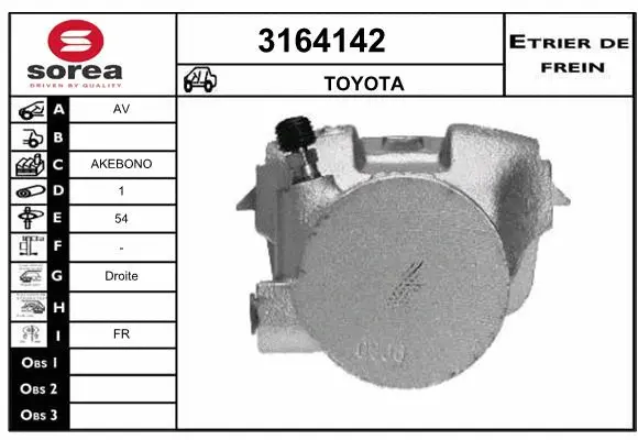 Brake Caliper (3164142)