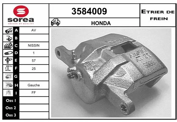 Brake Caliper (3584009)
