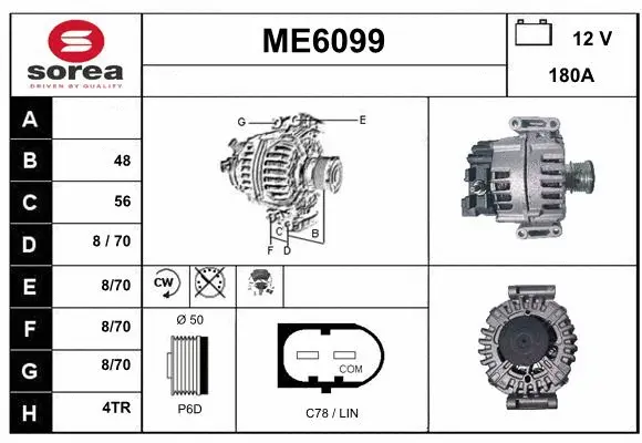 Alternator (ME6099)